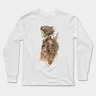 Steampunk Hacker - V1.03 Long Sleeve T-Shirt